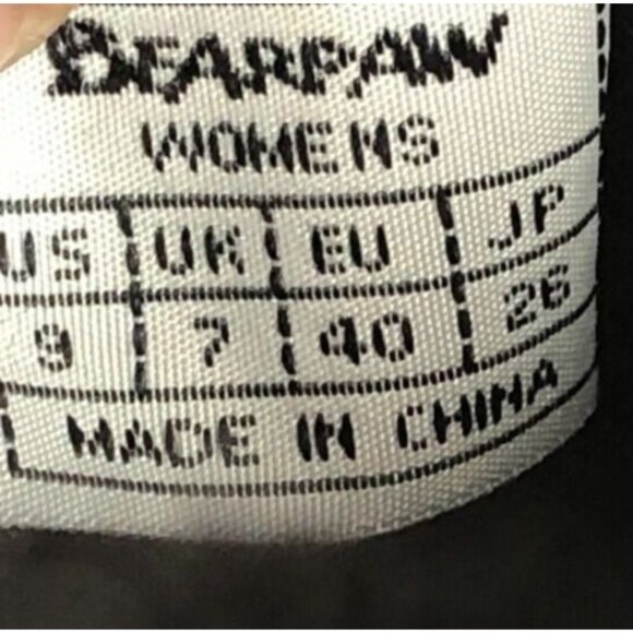 Bearpaw Black Ankle Boots Women 9 Suede Wool Blend 682W Abigail Pull On Winter - Picture 9 of 11